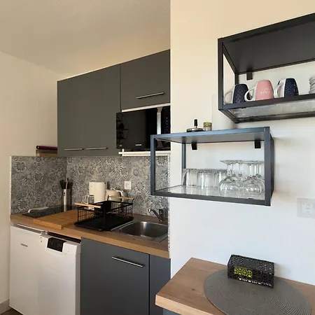 T2 + Alcove, Piscine Collective, 5 Pers, Parking - Fr-1-323-568 *