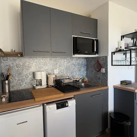 T2 + Alcove, Piscine Collective, 5 Pers, Parking - Fr-1-323-568 Lägenhet *