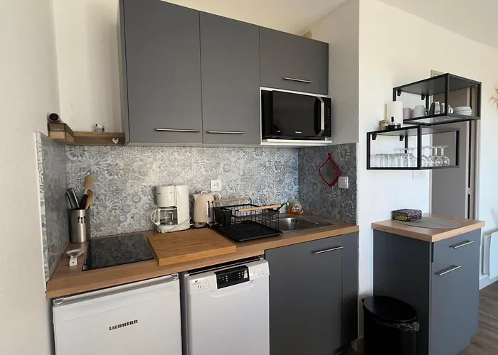 T2 + Alcôve, Piscine Collective, 5 Pers, Parking - Fr-1-323-568 Apartamento *